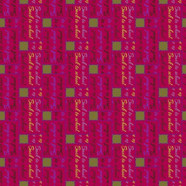 Okul hazırlıkları, arka plan için yeni dikişsiz desen. 