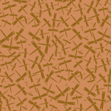 Dekoratif renkli seamless modeli ile şirin yusufçuk