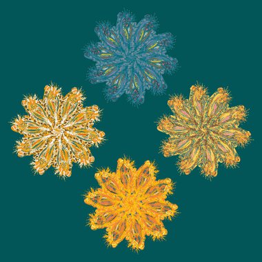 Stil zentangle yeni simetrik mandala doodle ile sanat esin kaynağı oldu. Duvar kağıdı, desen dolgularını, web sayfaları, yüzey dokuları için dekoratif nesne-ebilmek var olmak kullanılmış.