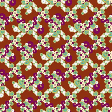 soyut geometrik renkli Dikişsiz desen arka plan için vektör çizim