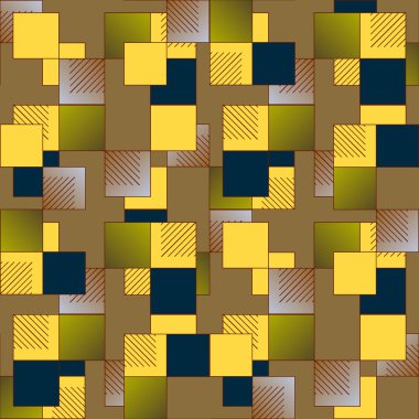 soyut geometrik renkli seamless modeli. vektör çizim