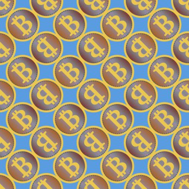 bitcoins parlak parlak pahalı sikkeleri ile Seamless modeli 