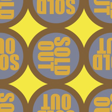 Dikişsiz desen, vektör çizim sattı