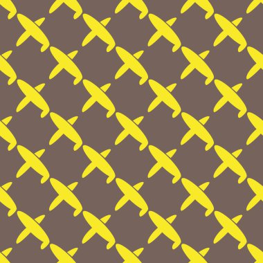 Uçak, vektör çizim seamless modeli