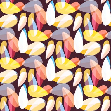 Renkli soyut geometrik Dikişsiz desen arka planı için