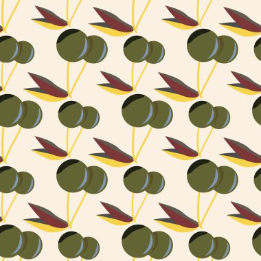 Kiraz için arka plan ile renkli seamless modeli. 