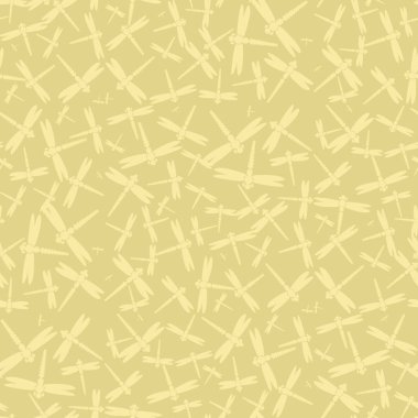 Dekoratif renkli seamless modeli ile şirin yusufçuk