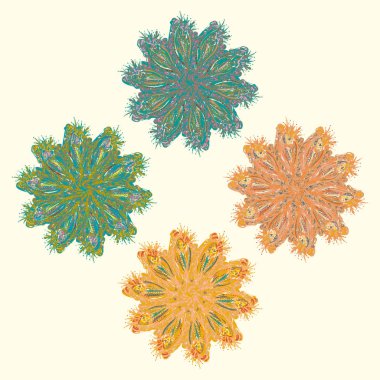 Stil zentangle yeni simetrik mandala doodle ile sanat esin kaynağı oldu. Duvar kağıdı, desen dolgularını, web sayfaları, yüzey dokuları için dekoratif nesne-ebilmek var olmak kullanılmış.