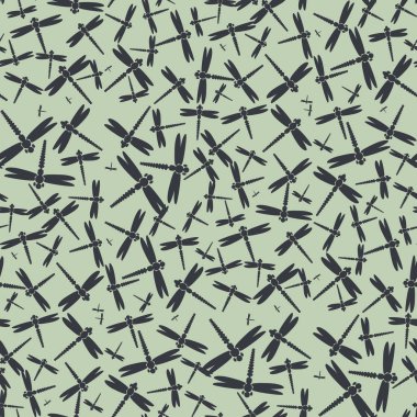 Dekoratif renkli seamless modeli ile şirin yusufçuk