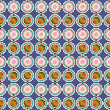 Bardak kahve veya çay arka plan seamless modeli üzerinde noktalı. Vektör çizim