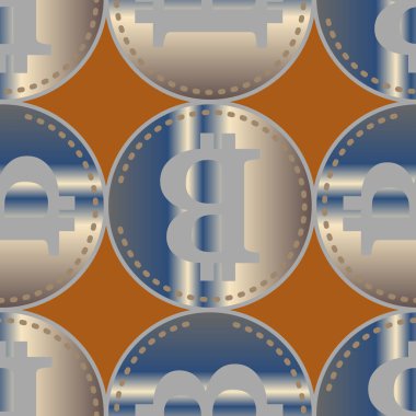 bitcoins parlak parlak pahalı sikkeleri ile Seamless modeli 