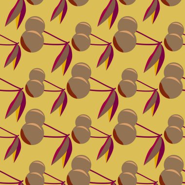 Kiraz için arka plan ile renkli seamless modeli. 