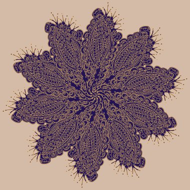 Stil zentangle yeni simetrik mandala doodle ile sanat esin kaynağı oldu. Duvar kağıdı, desen dolgularını, web sayfaları, yüzey dokuları için dekoratif nesne-ebilmek var olmak kullanılmış.