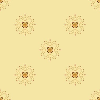 Renkli vintage seamless modeli, vektör çizim 