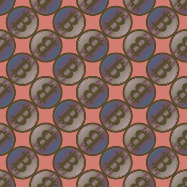 bitcoins parlak parlak pahalı sikkeleri ile Seamless modeli 
