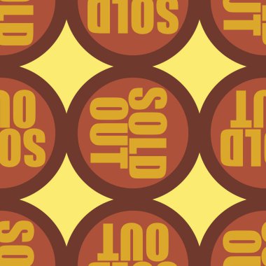 Dikişsiz desen, vektör çizim sattı