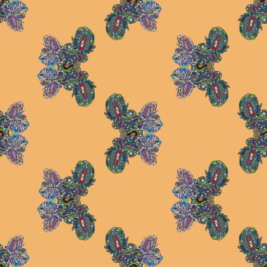 soyut dikişsiz desen, vektör illüstrasyonu