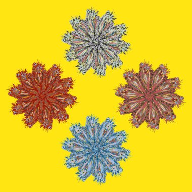 Stil zentangle yeni simetrik mandala doodle ile sanat esin kaynağı oldu. Duvar kağıdı, desen dolgularını, web sayfaları, yüzey dokuları için dekoratif nesne-ebilmek var olmak kullanılmış.