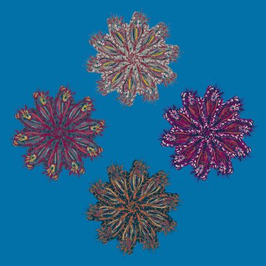 Arka plan için renkli seamless modeli. 