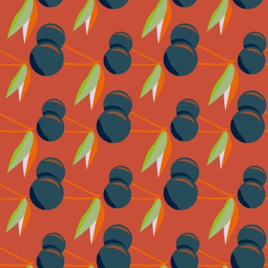 Kiraz için arka plan ile renkli seamless modeli. 