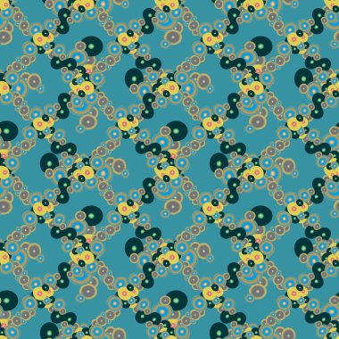 soyut geometrik renkli Dikişsiz desen arka plan için vektör çizim