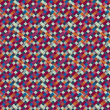 soyut geometrik renkli seamless modeli. vektör çizim