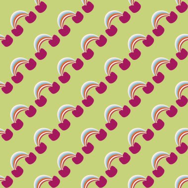 Gökkuşağı seamless modeli. Gökkuşağı Dizayn Tekstil, iç tasarım, keten, vb için. Şirin soyut çocuklar arka plan.