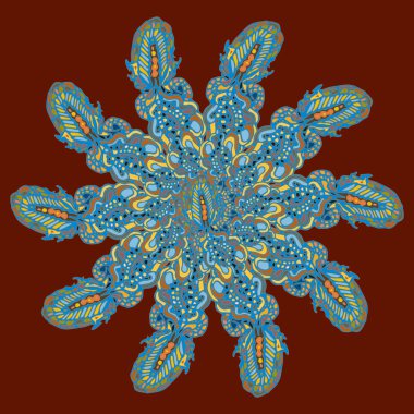 Stil zentangle yeni simetrik mandala doodle ile sanat esin kaynağı oldu. Duvar kağıdı, desen dolgularını, web sayfaları, yüzey dokuları için dekoratif nesne-ebilmek var olmak kullanılmış.