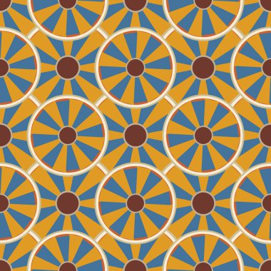 soyut geometrik renk desenli vektör çizimi