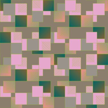 soyut geometrik renkli seamless modeli. vektör çizim