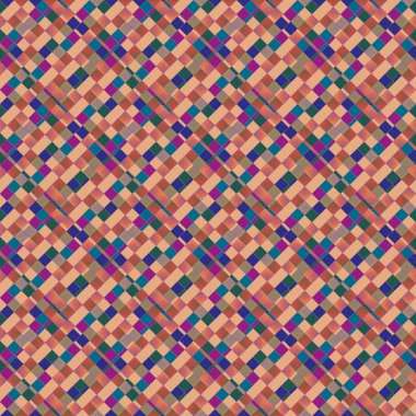 soyut geometrik renkli seamless modeli. vektör çizim