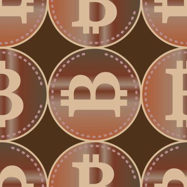 bitcoins parlak parlak pahalı sikkeleri ile Seamless modeli 
