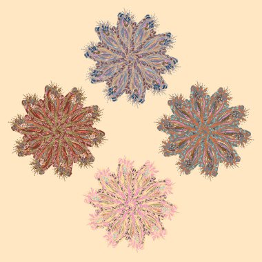 Stil zentangle yeni simetrik mandala doodle ile sanat esin kaynağı oldu. Duvar kağıdı, desen dolgularını, web sayfaları, yüzey dokuları için dekoratif nesne-ebilmek var olmak kullanılmış.