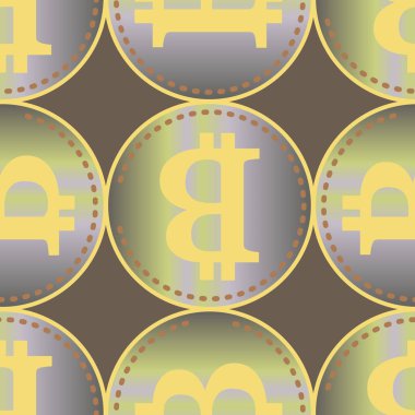 bitcoins parlak parlak pahalı sikkeleri ile Seamless modeli 