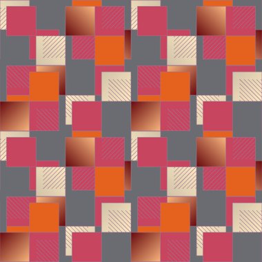 soyut geometrik renkli seamless modeli. vektör çizim