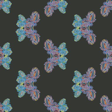 soyut dikişsiz desen, vektör illüstrasyonu