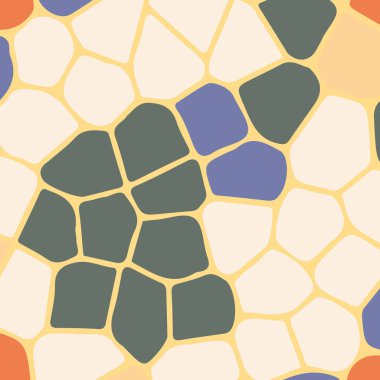 soyut renkli mozaik seamless modeli