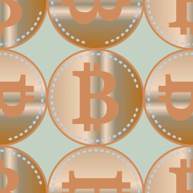 bitcoins parlak parlak pahalı sikkeleri ile Seamless modeli 