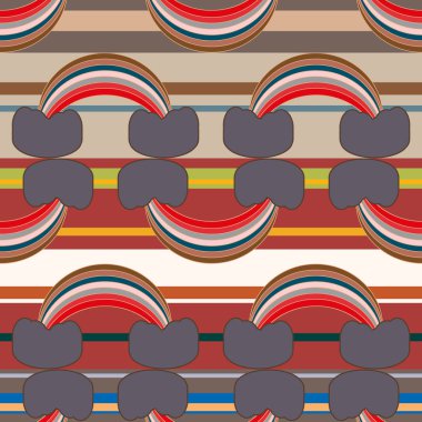 Gökkuşağı seamless modeli. Gökkuşağı Dizayn Tekstil, iç tasarım, keten, vb için. Şirin soyut çocuklar arka plan.