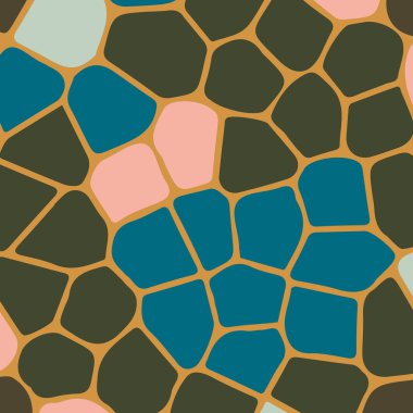 soyut renkli mozaik seamless modeli