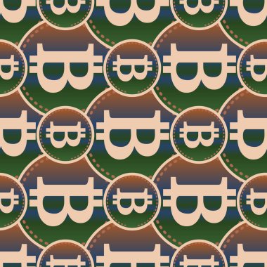 bitcoins parlak parlak pahalı sikkeleri ile Seamless modeli 