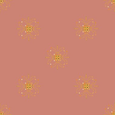 Renkli vintage seamless modeli, vektör çizim 