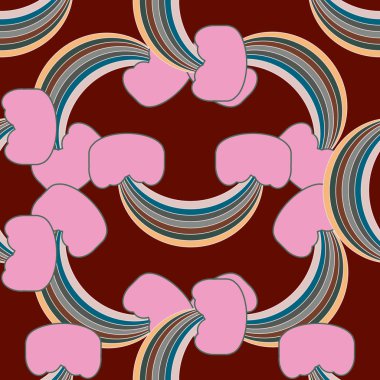 Gökkuşağı seamless modeli. Gökkuşağı Dizayn Tekstil, iç tasarım, keten, vb için. Şirin soyut çocuklar arka plan.