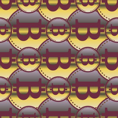 bitcoins parlak parlak pahalı sikkeleri ile Seamless modeli 