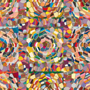 soyut renkli mozaik seamless modeli