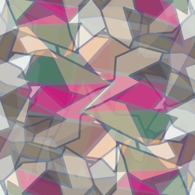 soyut geometrik renkli Dikişsiz desen arka plan için vektör çizim