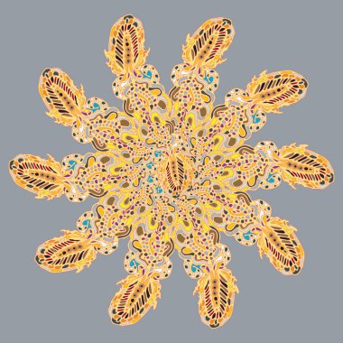 Stil zentangle yeni simetrik mandala doodle ile sanat esin kaynağı oldu. Duvar kağıdı, desen dolgularını, web sayfaları, yüzey dokuları için dekoratif nesne-ebilmek var olmak kullanılmış.