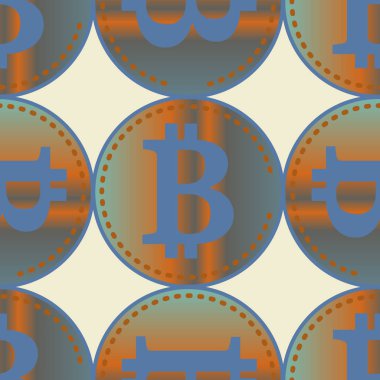 bitcoins parlak parlak pahalı sikkeleri ile Seamless modeli 