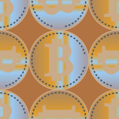 bitcoins parlak parlak pahalı sikkeleri ile Seamless modeli 