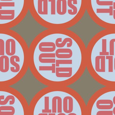 Dikişsiz desen, vektör çizim sattı